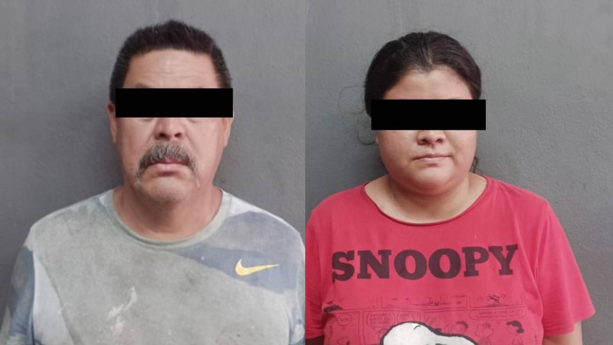 Moisés 'N' y su pareja Paola Judith, detenidos en el municipio de Apodaca por presunto tráfico de personas | FOTO X