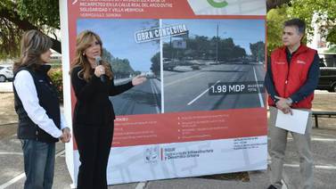 Llega a 3 millones de metros cuadrados de pavimentos rehabilitados en Hermosillo