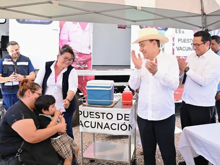 Avanza programa de vacunación en Sonora