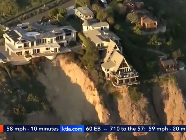 Multimillonario de California se niega a dejar su casa pese a que podría caer por acantilado