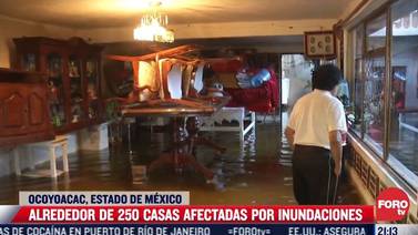 Ocoyoacac: Lluvias dejan afectaciones en hogares de 250 familias 