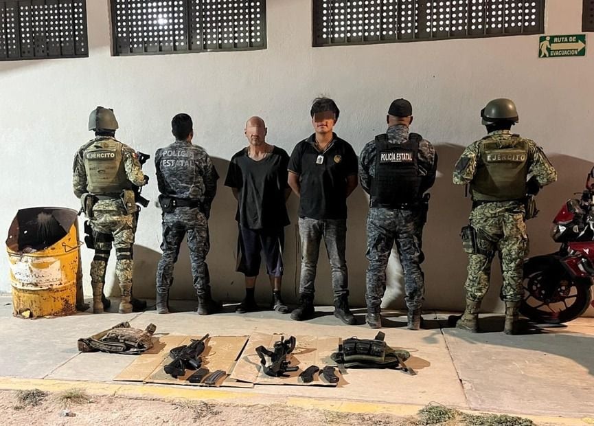 Detenidos integrantes del Cartel de Sinaloa.