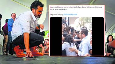 Señalan tocamientos durante evento de Máynez en la UAM e identifican al responsable  