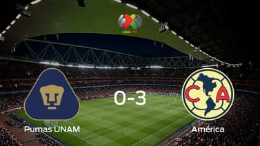 América le arrebata los tres puntos a Pumas UNAM (3-0)