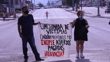 Viudas de policías caídos de Sonora exigen al gobierno pago de indemnización