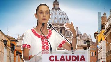 Claudia Sheinbaum recibe bendición desde el Vaticano