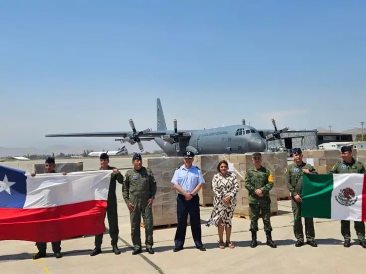 Llega a Chile primer cargamento de ayuda humanitaria de México