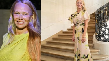 La belleza natural de Pamela Anderson brilla en París