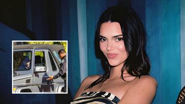 Kendall Jenner es detenida por un policía de tránsito mientras paseaba por las calles de Beverly Hills