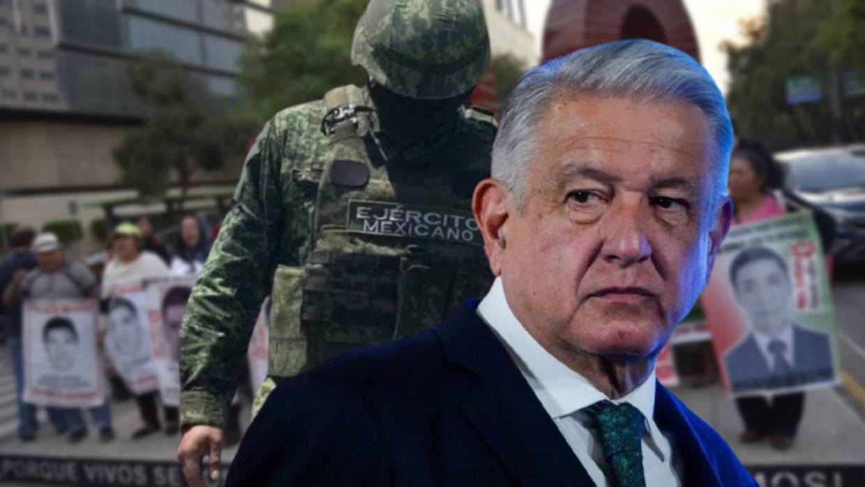 López Obrador reconoce detenciones de militares "sin pruebas suficientes" en caso Ayotzinapa.