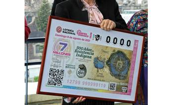 Lotería Nacional de México lanza billete por 500 años de resistencia indígena