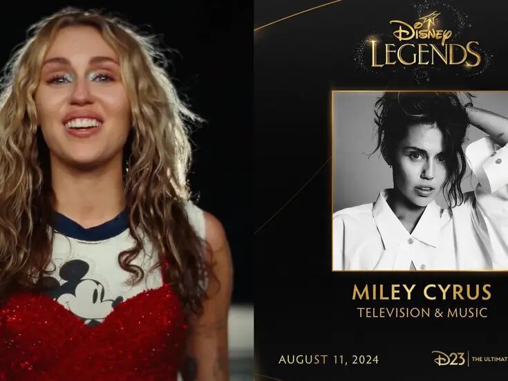 Miley Cyrus será honrada como una "leyenda de Disney"
