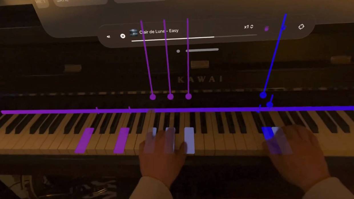 Apple Vision Pro enseña a sus usuarios a tocar el piano: ¿Cómo funciona?