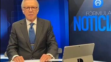 Video: Así reaccionó Joaquín López Dóriga durante programa en vivo tras sismo de 5.7 en CDMX