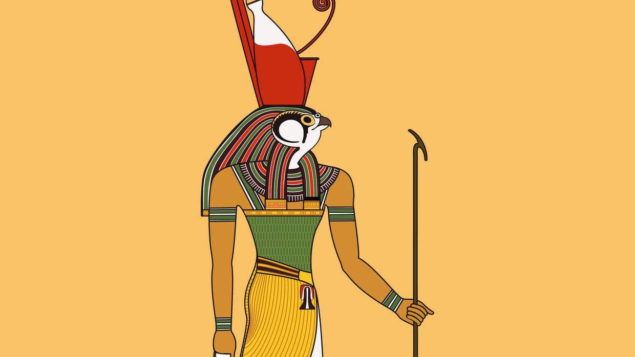 El dios egipcio Horus.