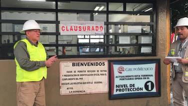 Clausuran terminal marítima de Grupo México en Guaymas