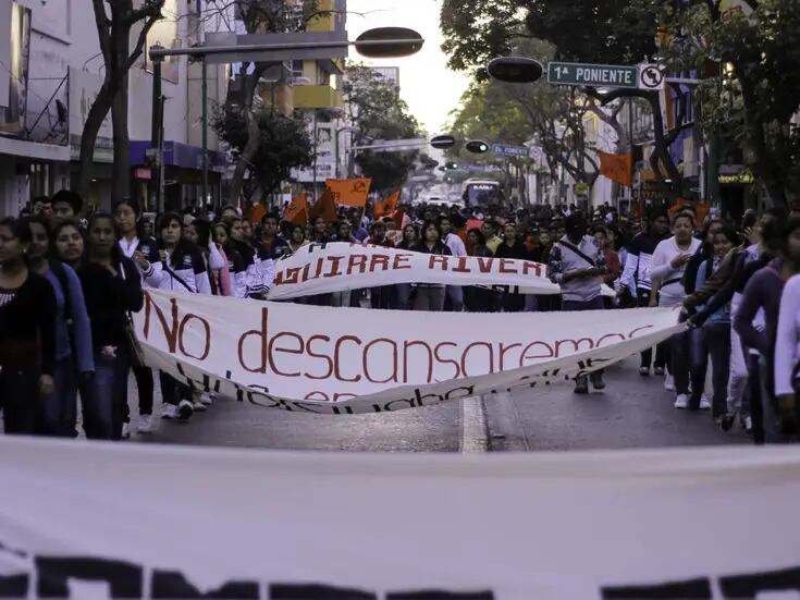 Estudiantes en Chiapas exigen justicia por el asesinato de normalista de Ayotzinapa