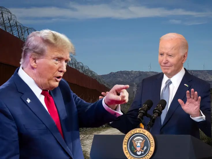 Joe Biden y Donald Trump viajarán a la frontera con México el jueves