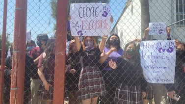 Protestan alumnos del Cecyte Florido por presunto acoso y hostigamiento