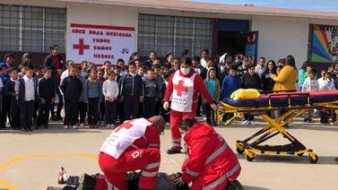 Arranca colecta de Cruz Roja en escuelas de Rosarito