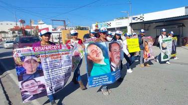 “No aceptamos que se reduzca la cifra”: Familiares de desaparecidos marchan en Tamaulipas