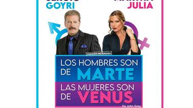 'Los hombres son de Marte, las mujeres de Venus' llega a Tijuana el 13 de noviembre