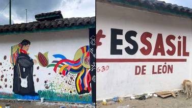 Borran mural para colocar propaganda del PES en Chiapas