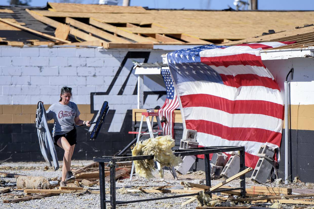 70 millones de estadounidenses reciben alerta por tornados y granizadas