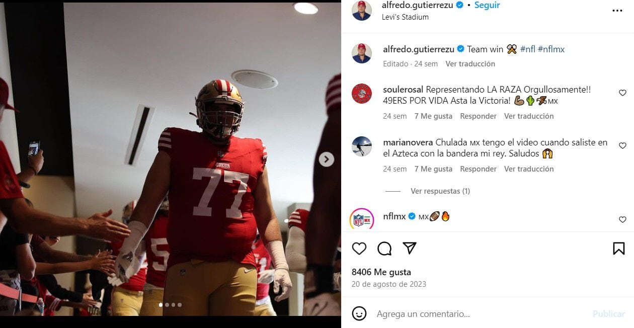 Alberto Gutiérrez ayuda en las prácticas de los 49ers de San Francisco y ahora está un paso de ganar el Super Bowl.