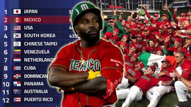 Selección Mexicana es la segunda mejor del mundo en Beisbol, ¿Cómo definen el ranking?
