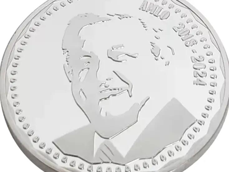Se está vendiendo una curiosa moneda en honor al presidente actual de la República, AMLO