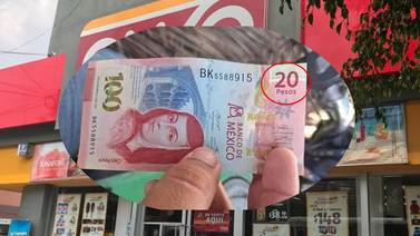 Detienen a joven por hacer depósito con billetes falsos en un Oxxo de Monterrey, NL