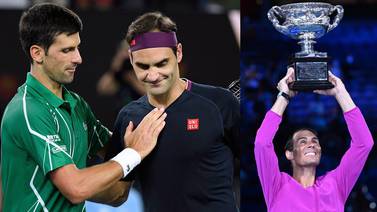 Las felicitaciones de Roger Federer y Novak Djokovic a Rafael Nadal tras ganar Abierto de Australia