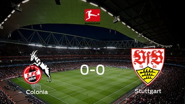  Colonia y Stuttgart se reparten los puntos en un partido sin goles (0-0)