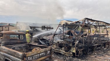 Incendio daña casa móvil en Virreyes