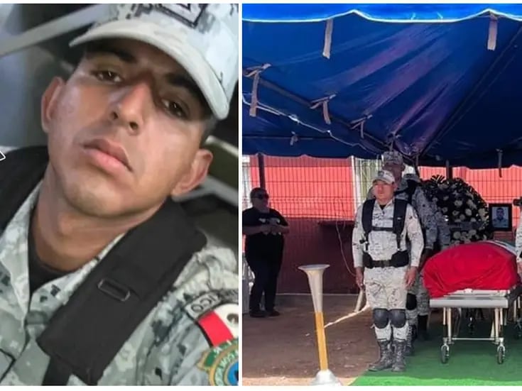 Dan último adiós a soldado cajemense fallecido en Baja California