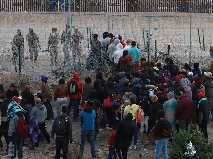 Desbordamiento de migrantes en la frontera de El Paso