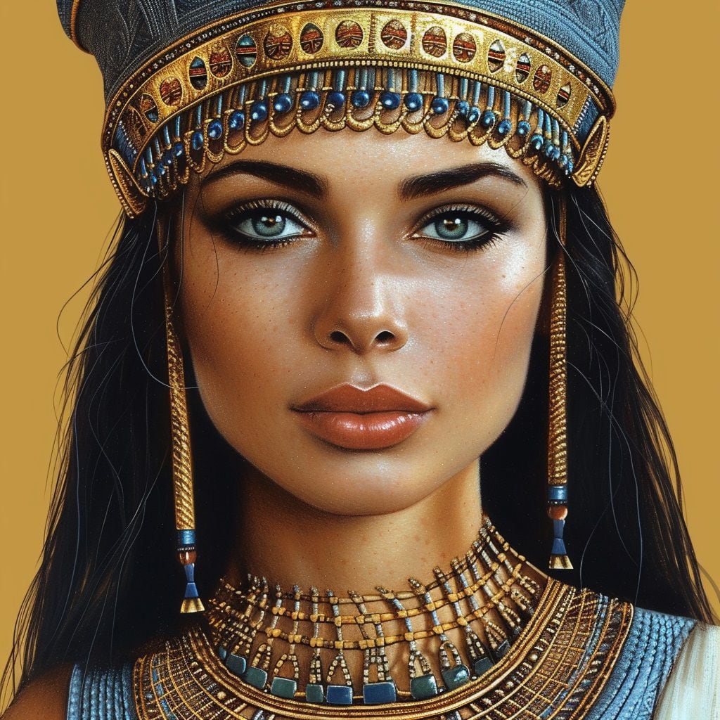 Así fue la apariencia de Cleopatra según la Inteligencia Artificial de Midjourney