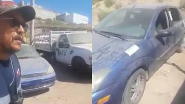 Denuncian a concesionaria de grúas en Rosarito por desmantelamiento de autos remolcados