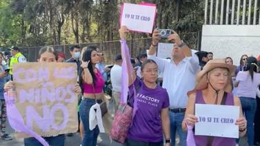 Protesta en contra de presunto violador se lleva a cabo en Naucalpan 