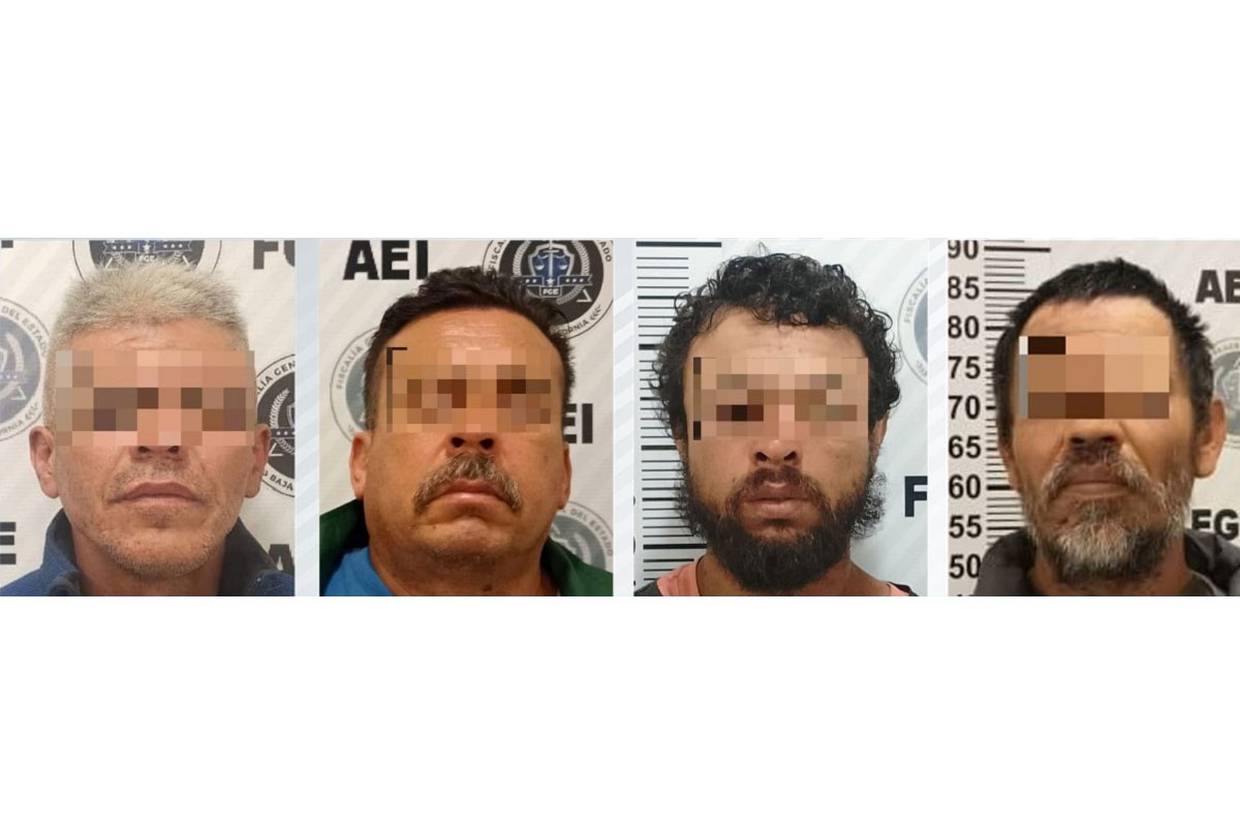 Los detenidos están identificados como Fernando “N”, José Francisco “N”, Juan Alejandro “N” y José Adrián “N”.