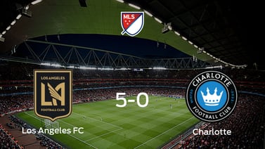 Los Angeles FC se lleva el triunfo tras golear 5-0 a Charlotte FC