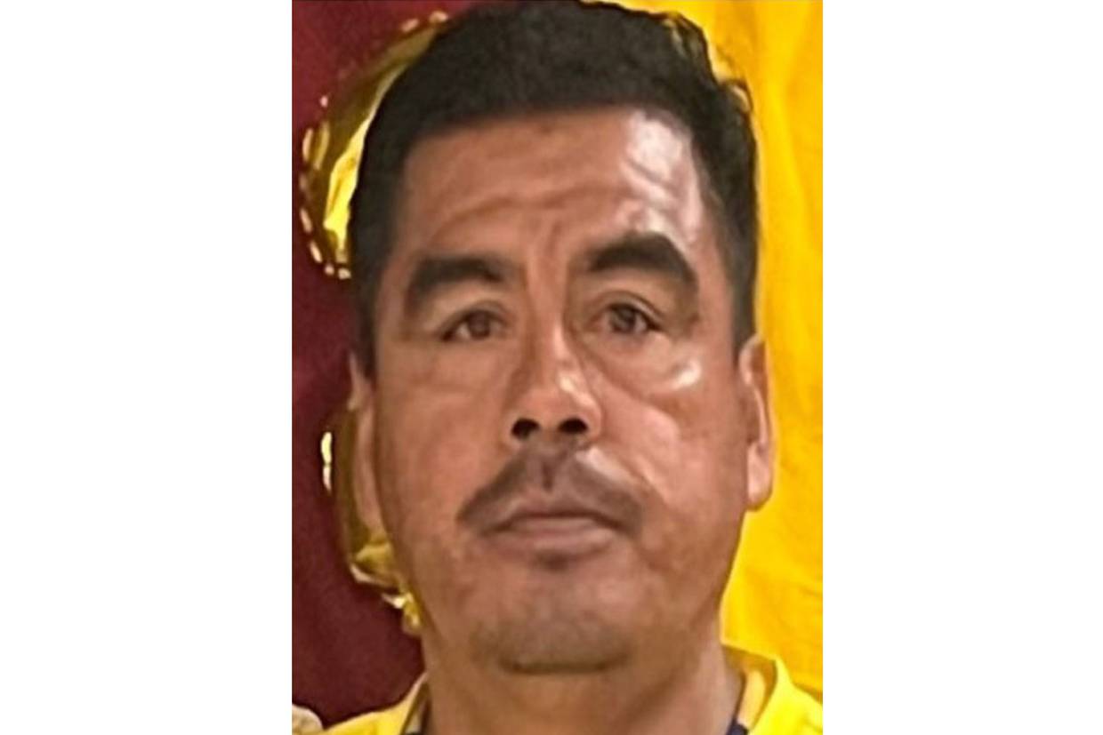 Demetrio Ponce De León Guetzala, de 46 años es el hombre desaparecido.