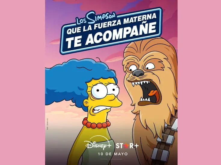 Disney Plus lanza corto de Los Simpson: ‘Que la fuerza materna te acompañe’