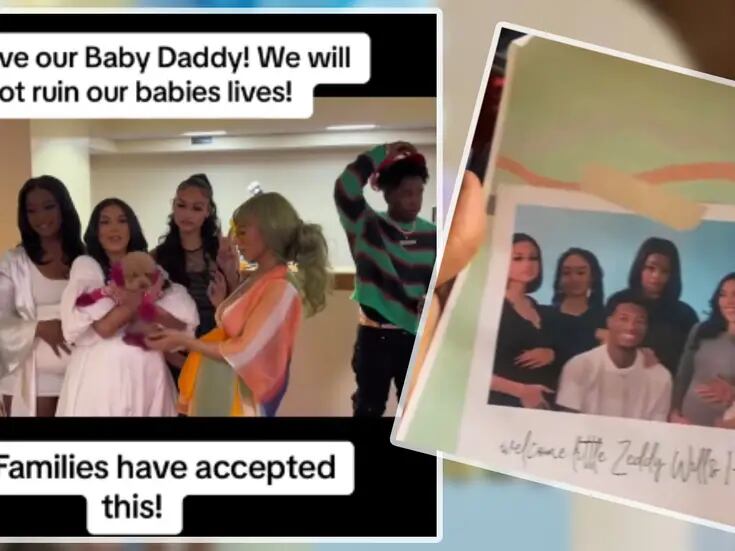 TikTok: Hombre realiza “baby shower” junto a 5 mujeres a las que embarazó al mismo tiempo