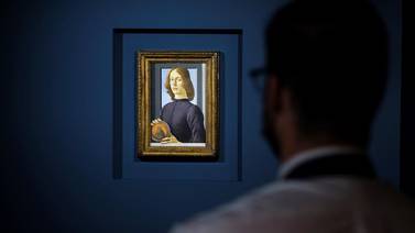 Subastarán este jueves insólito retrato de Botticelli en Nueva York