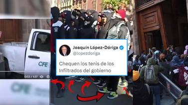 López-Dóriga teoriza que “sean infiltrados” y no normalistas de Ayotzinapa quienes tumbaron puerta de Palacio Nacional