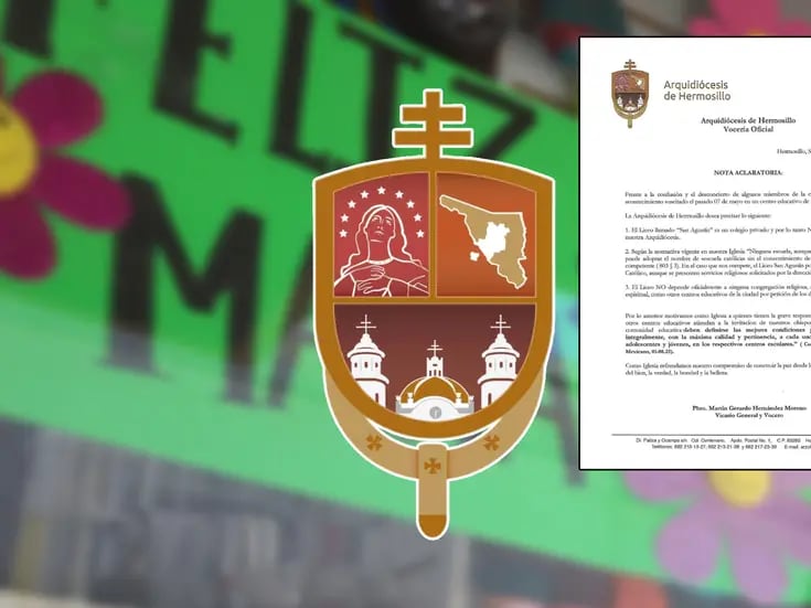 Arquidiócesis de Hermosillo se expresa sobre escuela en polémica por Día de las Madres 