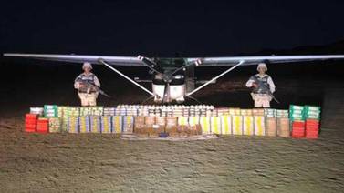 Asegura Ejército avioneta cargada de droga en Ensenada