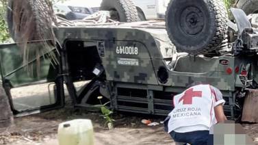 Chiapas: Tras volcamiento de vehículo de la Sedena dos soldados resultaron heridos